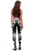 Papua New Guinea Women Leggings Polynesian Pattern Black - Polynesian Pride