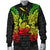 New Caledonia Polynesian Men's Bomber Jacket Map Reggae - Polynesian Pride