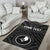 Yap Personalised Area Rug - Yap Seal With Polynesian Tattoo Style - Polynesian Pride