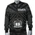 Samoa Men's Bomber Jacket - Samoa Seal In Polynesian Tattoo Style - Polynesian Pride