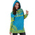 Tuvalu Women's Hoodie Dress - Polynesian Flag Chief - Polynesian Pride