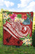 YAP Polynesian Premium Quilt - Summer Plumeria (Red) - Polynesian Pride