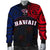 Hawaiian Kanaka Men's Bomber Jacket Flag Nation Black Demodern AH - Polynesian Pride