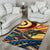 Cook Islands Area Rug - Dolphin Surfing - Polynesian Pride