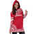 French Polynesia Women's Hoodie Dress - Polynesian Flag Chief - Polynesian Pride