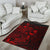 Palau Area Rugs Turtle Hibiscus Red - Polynesian Pride