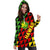 Hawaii Hoodie Dress - Hawaii Kanaka Maoli Flag Women's Th5 - Polynesian Pride