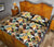 Tropical Jungle Parrots And Flamingos Pattern Quilt Bed Set - Polynesian Pride