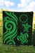 Cook Islands Premium Quilt - Green Tentacle Turtle - Polynesian Pride