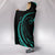 Hawaii Turtle Hooded Blanket - Turquoise - Frida Style - Polynesian Pride