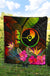 YAP Polynesian Premium Quilt - Hibiscus and Banana Leaves - Polynesian Pride