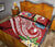 YAP Polynesian Quilt Bed Set - Summer Plumeria (Red) - Polynesian Pride