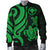 Polynesian Hawaii Men Bomber Jacket - Green Tentacle Turtle - Polynesian Pride