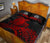 American Samoa Polynesian Quilt Bed Set - Polynesian Turtle (Full Red) - Polynesian Pride