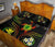 Hawaii Kanaka Turtle Plumeria Polynesian Quilt Bed Set - Royal - AH - Polynesian Pride