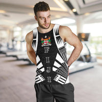 Fiji Men Tank Top - Polynesian Tattoo Black - Polynesian Pride