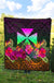 Wallis and Futuna Premium Quilt - Summer Hibiscus - Polynesian Pride