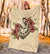 Hawaii Fish Hook Hibiscus Plumeria Polynesian Premium Blanket - Polynesian Pride