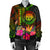 Federated States of Micronesia Polynesian Personalised Bomber Jackets - Hibiscus and Banana Leaves - Polynesian Pride