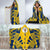 Niue Hooded Blanket - Polynesian Tattoo Flag - Polynesian Pride