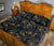 Hawaii Quilt Bed Set Tropical Leaves And Flowers In The Night Style AH - Polynesian Pride