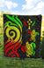 Kosrae Premium Quilt - Reggae Tentacle Turtle - Polynesian Pride