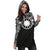 Nauru Women Hoodie Dress - Nauru Coat Of Arms Polynesian Black Color - Polynesian Pride