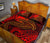 Polynesian Wallis and Futuna Quilt Bed Set - Red Shark Polynesian Tattoo - Polynesian Pride