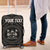 Fiji Personalised Luggage Covers - Fiji Seal With Polynesian Tattoo Style ( Black) - Polynesian Pride