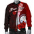 Marshall Islands Polynesian Custom Personalised Men's Bomber Jacket - Coat Of Arm With Hibiscus - Polynesian Pride