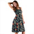 Hawaii Tropical Strelitzia Black Midi Dress - Polynesian Pride