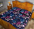 Tropical Palm Tree And Flower Quilt Bed Set - Polynesian Pride