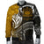 Samoa Men's Bomber Jacket - Samoa Seal Wave Style (Gold) - Polynesian Pride