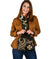 Wallis and Futuna Shoulder Handbag - Gold Tentacle Turtle - Polynesian Pride