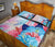 Hawaii Map Kanaka Hibiscus Polynesian Turtle Swimming Quilt Bed Set - Sweet Dream Style - Polynesian Pride