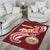 Hawaii Area Rug - Hawaii Seal Polynesian Patterns Plumeria - Polynesian Pride