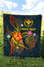 Polynesian Hawaii Personalised Pemium Quilt - Legend of Kanaka Maoli (Blue) - Polynesian Pride