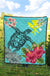 Hawaii Kanaka Turtle Hibiscus Plumeria Tropical Style - Premium Quilt AH - Polynesian Pride