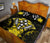 Kosrae Polynesian Quilt Bed Set Hibiscus Yellow - Polynesian Pride