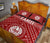 Tahiti Quilt Bed Set - Tahiti Seal In Polynesian Tattoo Style (Red) - Polynesian Pride