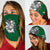 Maori Bulldog Bandana, New Zealand Bandana - Green - Polynesian Pride