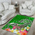 Tahiti Area Rug - Turtle Plumeria (Green) - Polynesian Pride