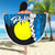 Palau Polynesian Beach Blanket - Tribal Wave Tattoo Flag Style - Polynesian Pride