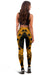 Yap Women Leggings Polynesian Pattern Gold - Polynesian Pride