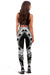 Vanuatu Women Leggings Polynesian Pattern Black - Polynesian Pride