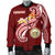 Hawaii Men's Bomber Jacket - Hawaii Seal Polynesian Patterns Plumeria - Polynesian Pride