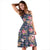 Hawaii Tropical Butterfly Pink Midi Dress - Polynesian Pride