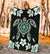 Hawaiian Greenie Turtle Plumeria Blanket - Polynesian Pride