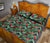 Tropical Monstera Leaf Green Mix Quilt Bed Set - Polynesian Pride