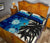 Personalized - Hawaiian Sea Turtle Symbol Palm Tree Quilt Bed Set - Polynesian Pride